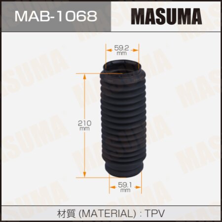 Shock absorber boot Masuma (plastic), MAB-1068