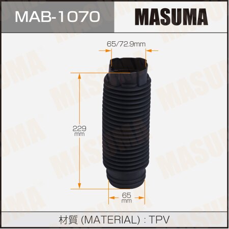 Shock absorber boot Masuma (plastic), MAB-1070