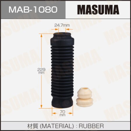 Shock absorber boot Masuma (plastic), MAB-1080