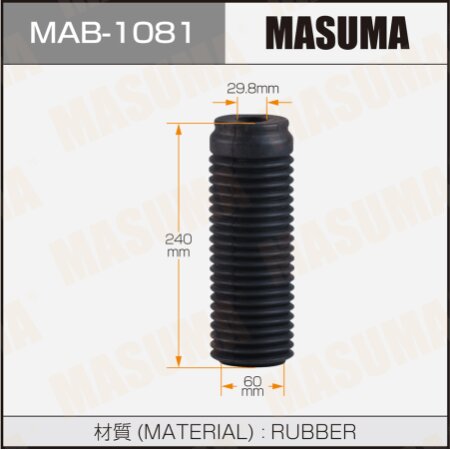 Shock absorber boot Masuma (plastic), MAB-1081