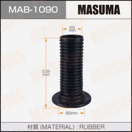 Shock absorber boot Masuma (plastic), MAB-1090