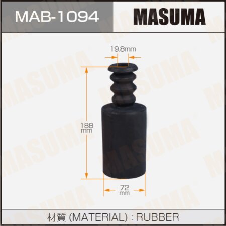 Shock absorber boot Masuma (rubber), MAB-1094