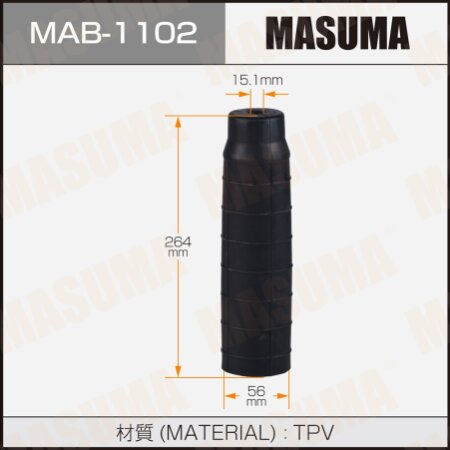 Shock absorber boot Masuma (rubber), MAB-1102