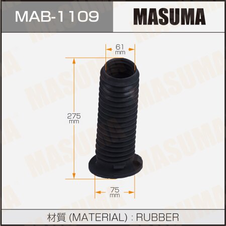 Shock absorber boot Masuma (rubber), MAB-1109