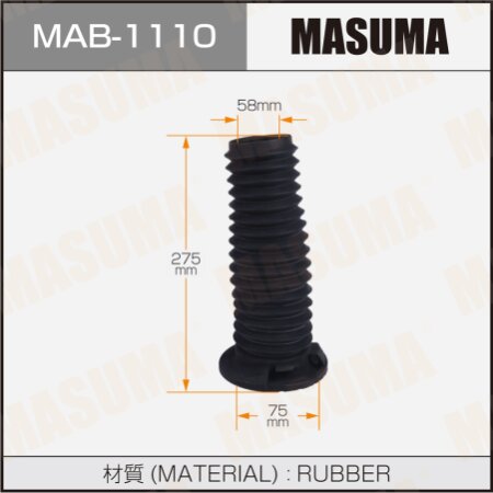 Shock absorber boot Masuma (rubber), MAB-1110