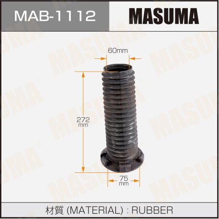 Shock absorber boot Masuma (rubber), MAB-1112