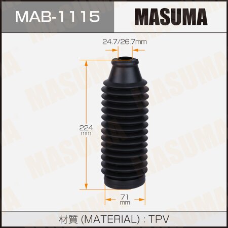 Shock absorber boot Masuma (plastic), MAB-1115