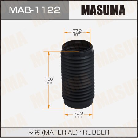 Shock absorber boot Masuma (rubber), MAB-1122
