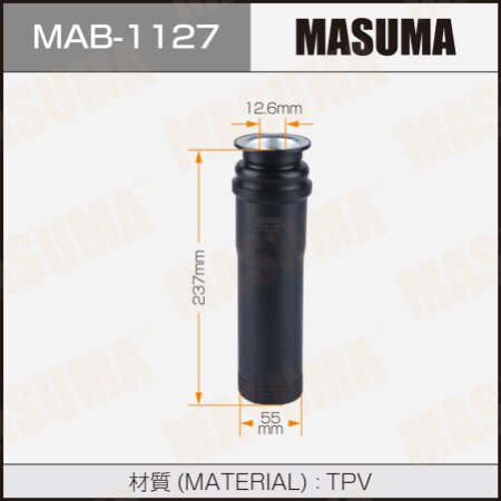 Shock absorber boot Masuma (plastic), MAB-1127