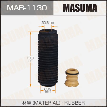 Shock absorber boot Masuma (rubber), MAB-1130