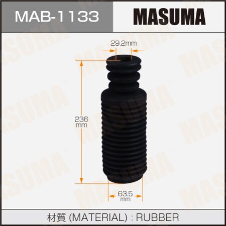 Shock absorber boot Masuma (rubber), MAB-1133