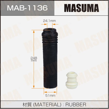Shock absorber boot Masuma (rubber), MAB-1136