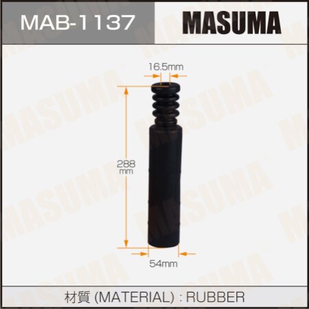 Shock absorber boot Masuma (rubber), MAB-1137