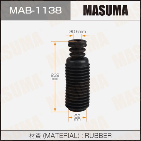 Shock absorber boot Masuma (rubber), MAB-1138