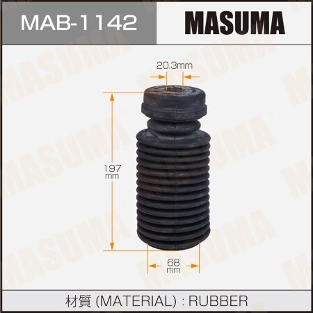 Shock absorber boot Masuma (rubber), MAB-1142