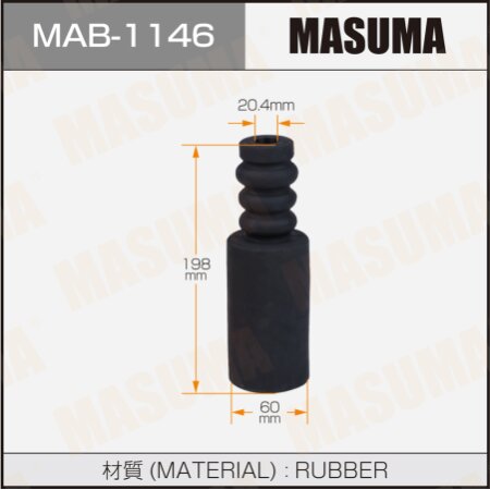 Shock absorber boot Masuma (rubber), MAB-1146