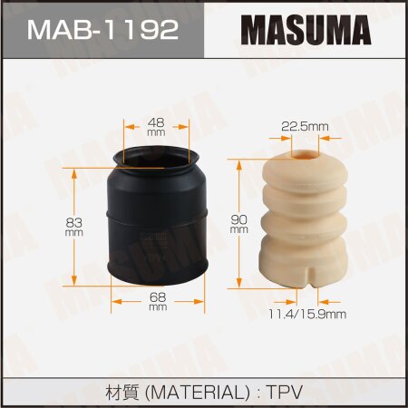 Shock absorber boot Masuma (plastic), MAB-1192