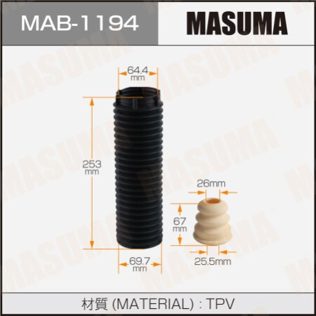 Shock absorber boot Masuma (plastic), MAB-1194