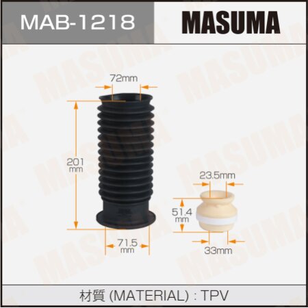 Shock absorber boot Masuma, MAB-1218