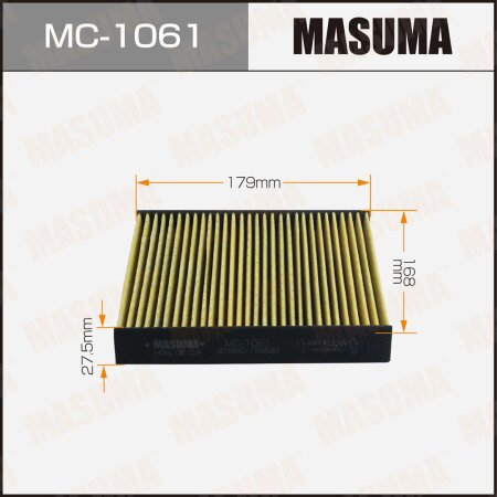 Cabin air filter Masuma, MC-1061