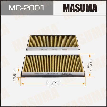 Cabin air filter Masuma, MC-2001
