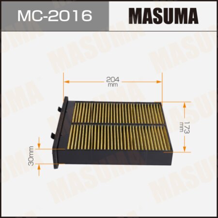 Cabin air filter Masuma, MC-2016