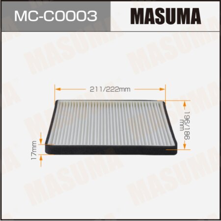 Cabin air filter Masuma, MC-C0003