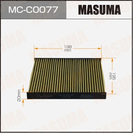 Cabin air filter Masuma, MC-C0077