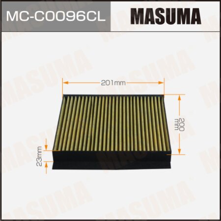 Cabin air filter Masuma charcoal, MC-C0096CL