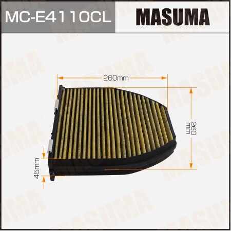 Cabin air filter Masuma charcoal, MC-E4110CL
