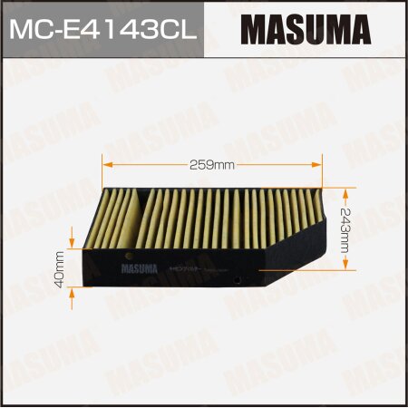 Cabin air filter Masuma charcoal, MC-E4143CL