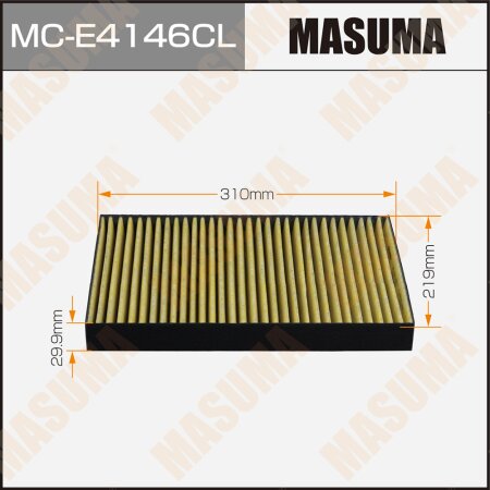 Cabin air filter Masuma charcoal, MC-E4146CL