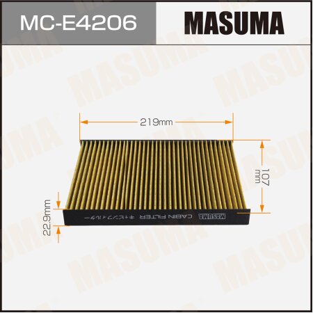 Cabin air filter Masuma, MC-E4206