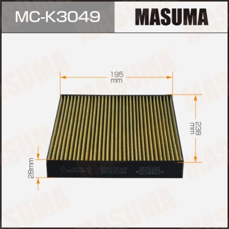 Cabin air filter Masuma, MC-K3049