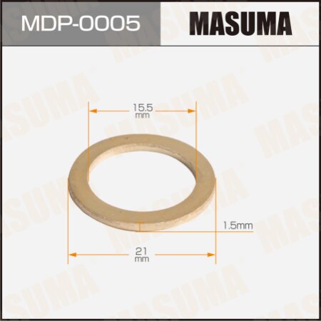 Injection nozzle washer Masuma 15.5х21х1.5, MDP-0005