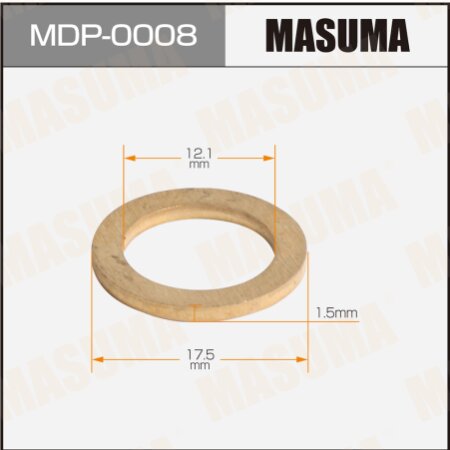 Injection nozzle washer Masuma 12.1х17.5х1.5, MDP-0008