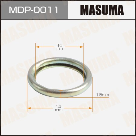 Injection nozzle washer Masuma 10.1х14х1.5, MDP-0011