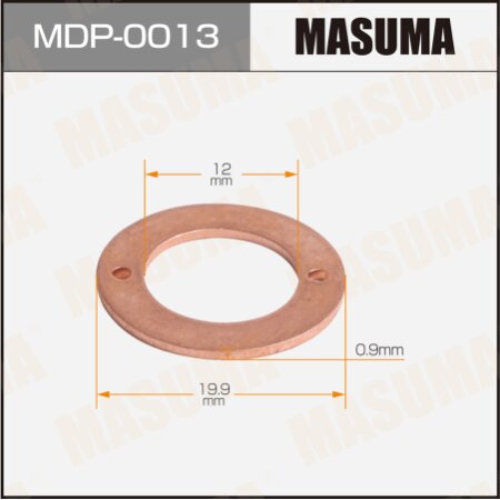 Injection nozzle washer Masuma 12х19.9х0.9, MDP-0013
