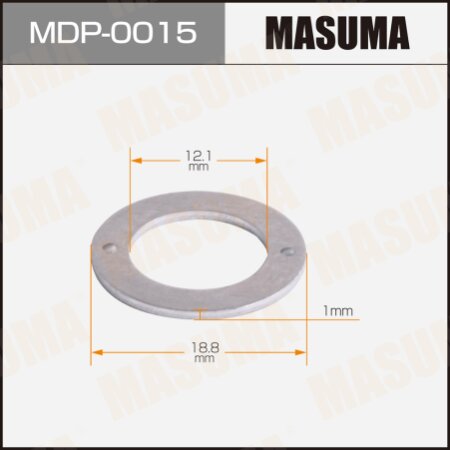 Injection nozzle washer Masuma 12.1х18.8х1, MDP-0015