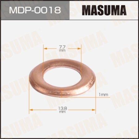 Injection nozzle washer Masuma 7.7х13.8х1, MDP-0018