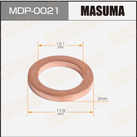 Injection nozzle washer Masuma 12.1х17.8х2, MDP-0021