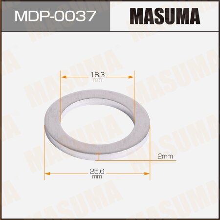 Oil drain plug washer (gasket) Masuma 18.3x25.6x2, MDP-0037