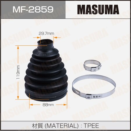 CV Joint boot Masuma (plastic), MF-2859