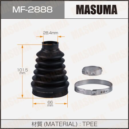 CV Joint boot Masuma (plastic), MF-2888