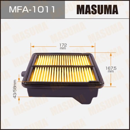 Pre-Oiled Air Filters Masuma, MFA-1011