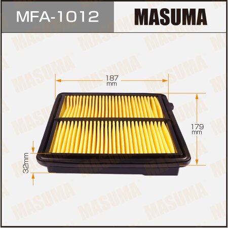 Air filter Masuma, MFA-1012