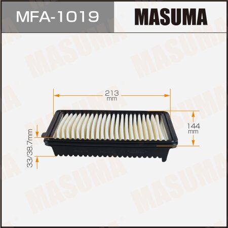 Air filter Masuma, MFA-1019