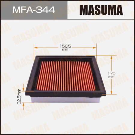 Pre-Oiled Air Filters Masuma, MFA-344