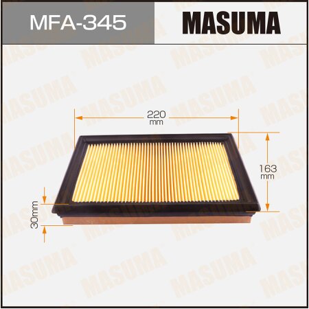 Pre-Oiled Air Filters Masuma, MFA-345