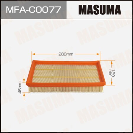 Air filter Masuma, MFA-C0077